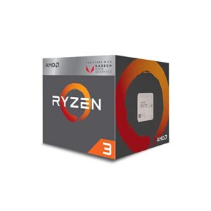 AMD Ryzen 3 3200G with RadeonVega 8 Graphics Desktop Processor 4 Cores up to 4GHz 6MB Cache Socket AM4 (YD320GC5FHBOX)