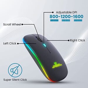 Coconut WM20 Lucid 2.4G Wireless + Bluetooth 5.1 Mouse