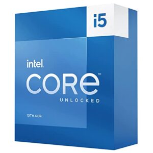 Intel Core i5-13600K Desktop Processor 14 cores (6 P-cores + 8 E-cores) 24M Cache, up to 5.1 GHz’ Socket LGA 1700
