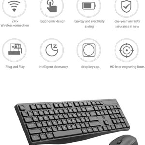 HP CS10 Wireless Multi-Device Bluetooth Keyboard and Mouse Set