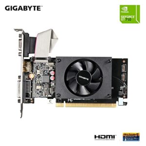 GIGABYTE GeForce GT 710 2GB ddr3_sdram pci_e Memory Graphics Card (GV-N710D3-2GL)