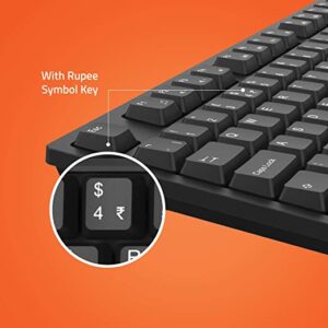 Artis WK60 Wireless Keyboard & Wireless Mouse Combo(Black)