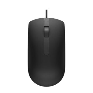 Dell MS116 1000Dpi USB Wired Optical Mouse, Led Tracking, Scrolling Wheel, Plug and Play.