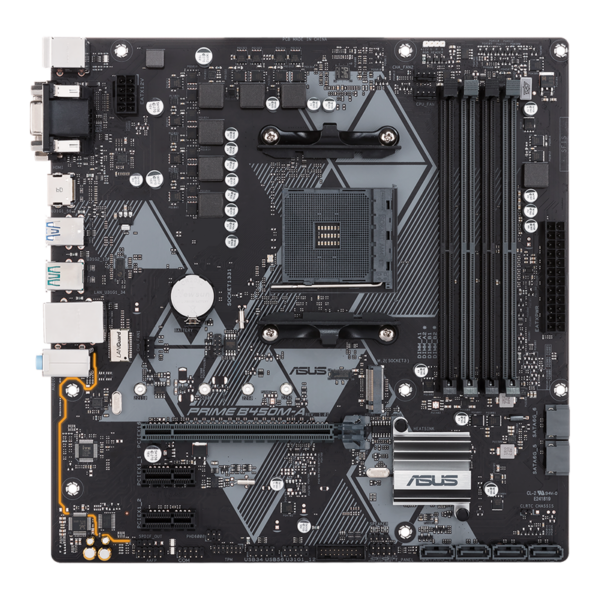 AMD AM4 mATX motherboard with Aura Sync RGB header, DDR4 3200MHz, M.2, HDMI 2.0b, SATA 6Gbps and USB 3.1 Gen 2 - Image 3